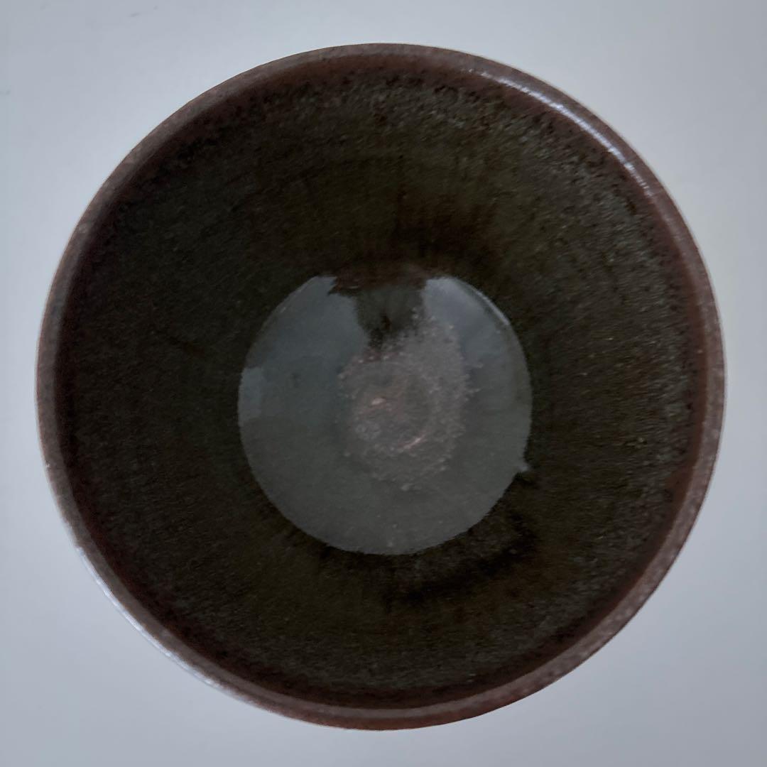 【新品未使用】抹茶茶碗　田沼春ニ作　南山窯　瀬戸焼　御題茶碗　共箱　ウコン布あり