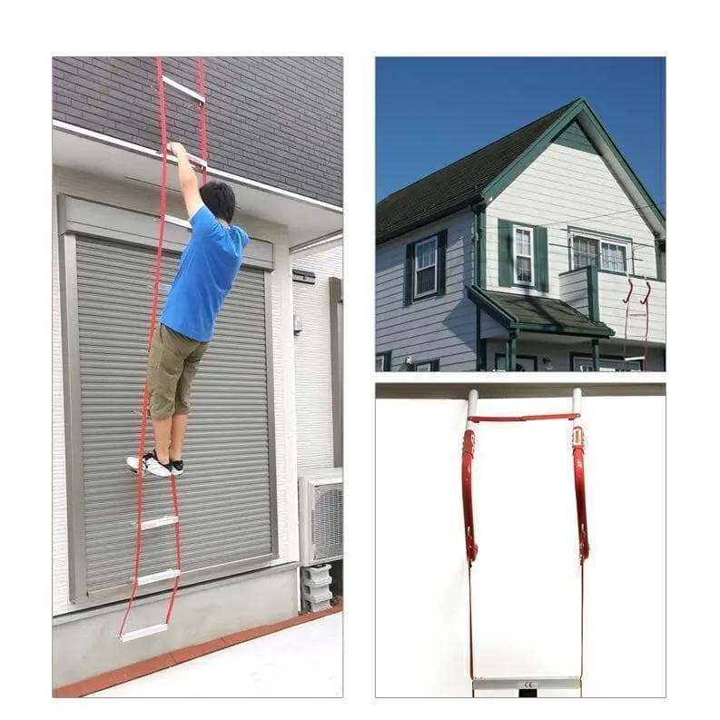 避難はしご 4m 2階用 ハシゴ 梯子 3階用 防災用はしご 災害 地震