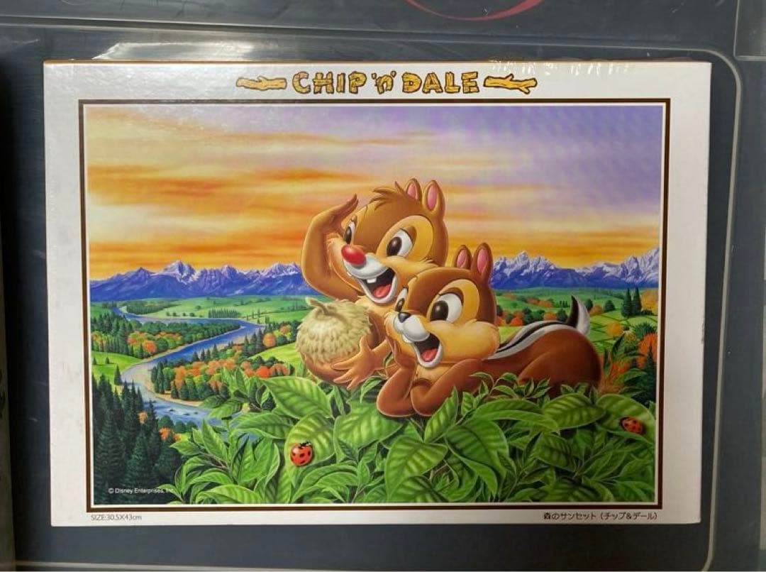 チップとデール　サンセット　今夜はごちそう　ジグソーパズル　新品　レア