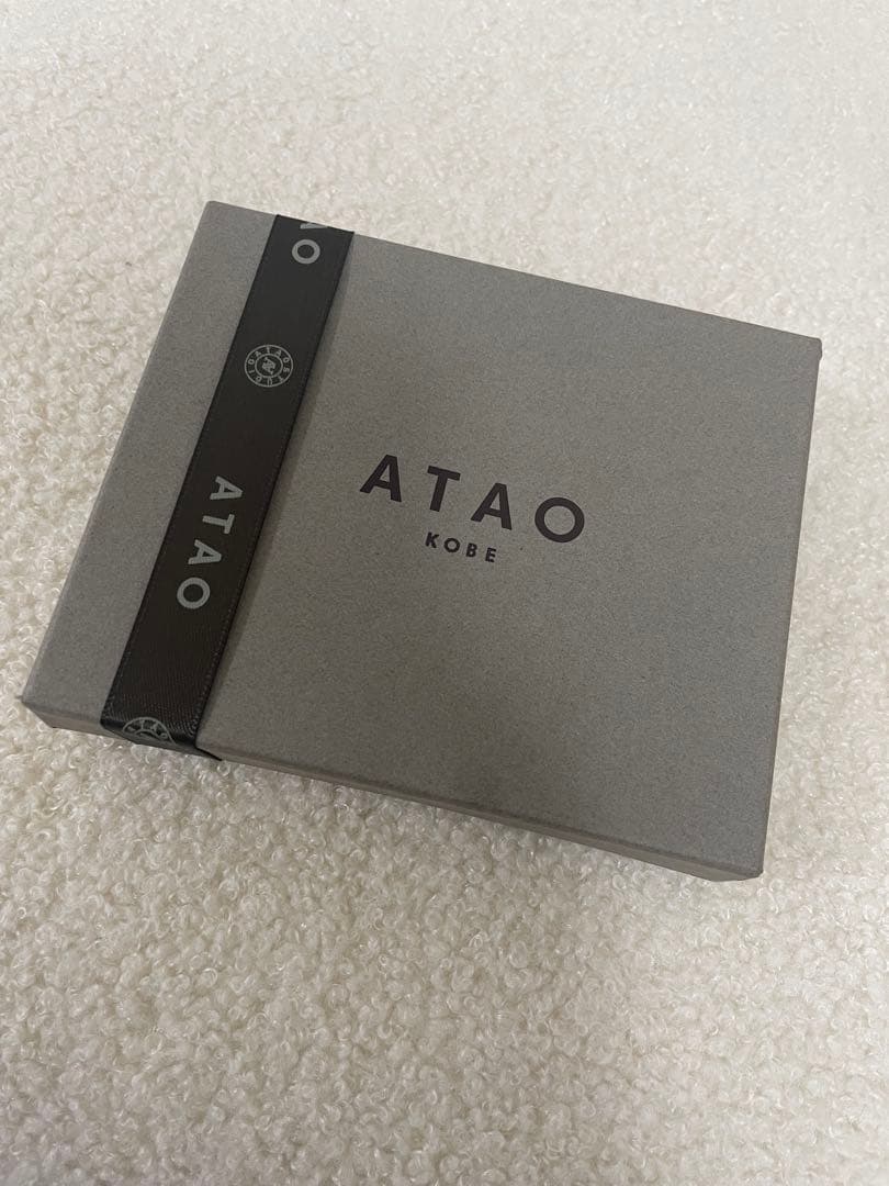 ATAO チェス　ダークブラウン　 二つ折り財布