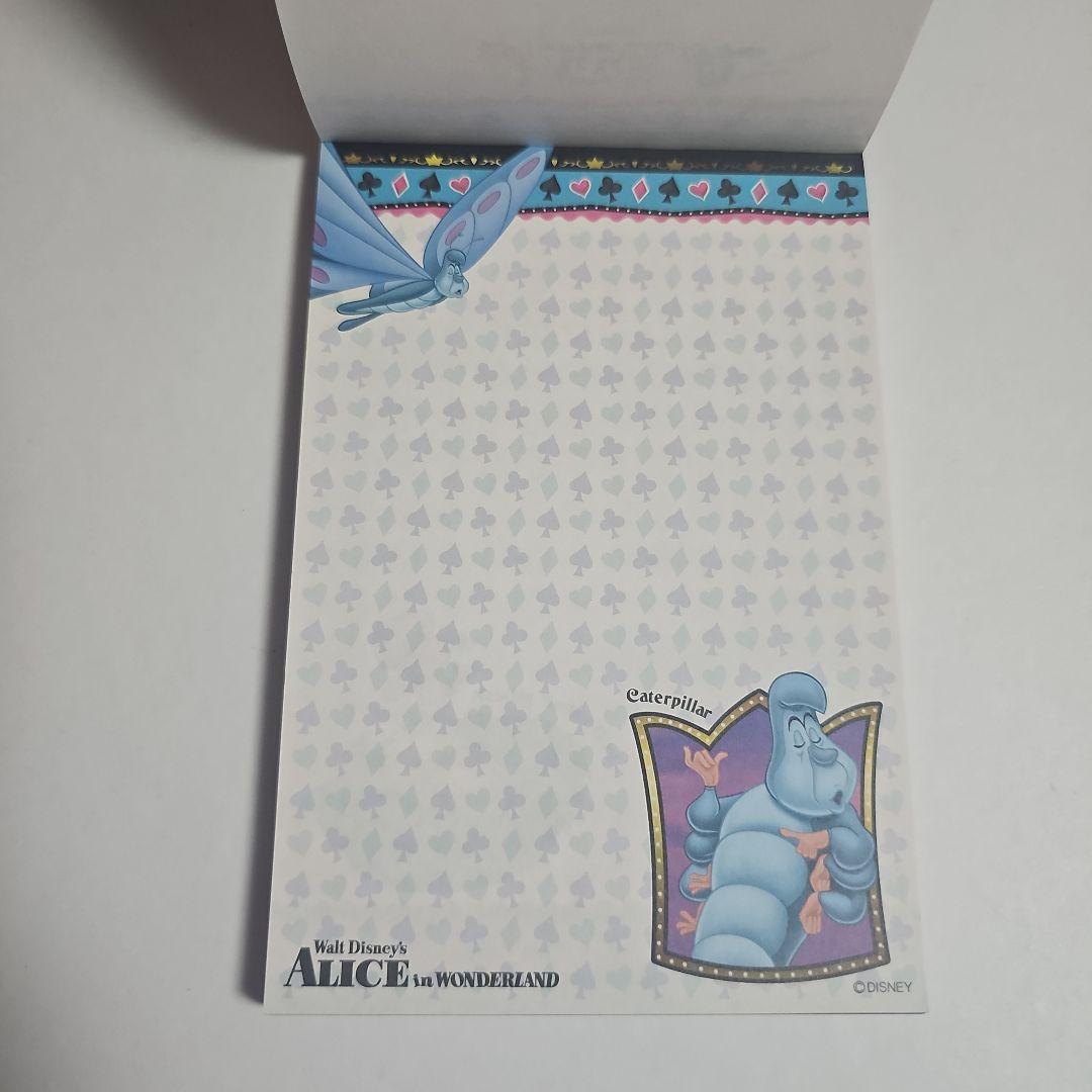 レア ディズニー 不思議の国のアリス メモ帳