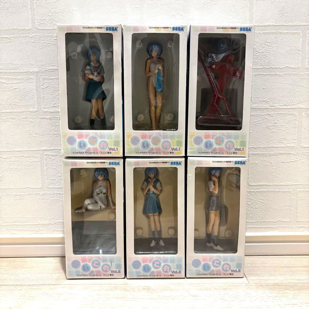 新世紀エヴァンゲリオン　フィギュア　れいこれVol.1、2