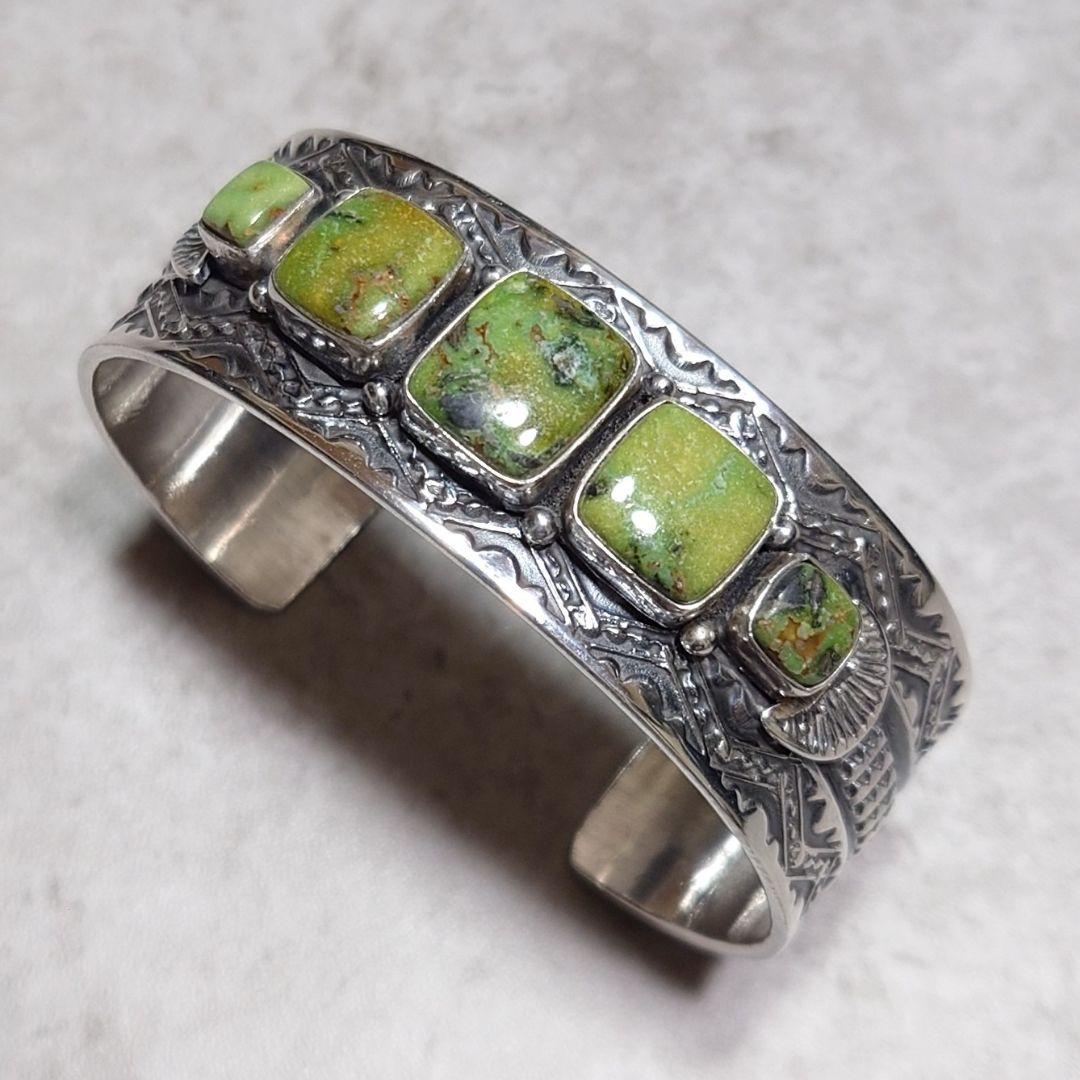 SUNSHINE REEVES 5連ターコイズバングル SILVER925