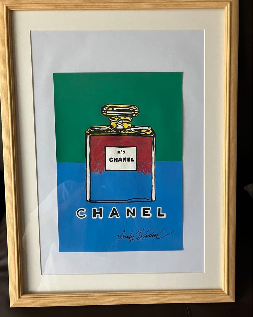 アンディウォーホル　4 水彩画　ブランドオマージュ