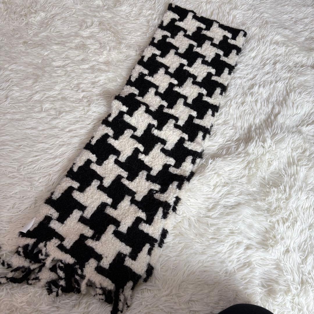 Acne studios アクネストゥディオス マフラー　千鳥格子　アルパカ