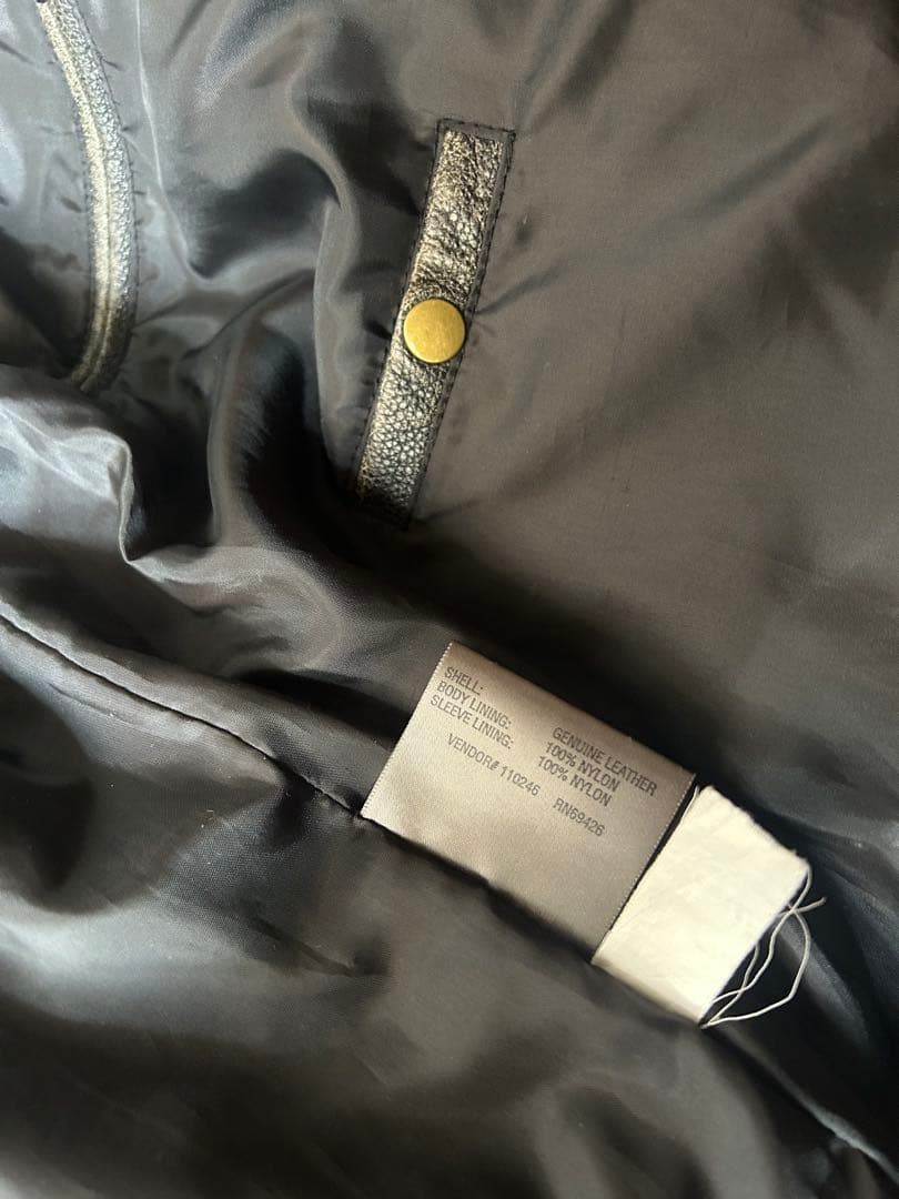 Wilsons leather 本革　シングルライダース　革ジャン