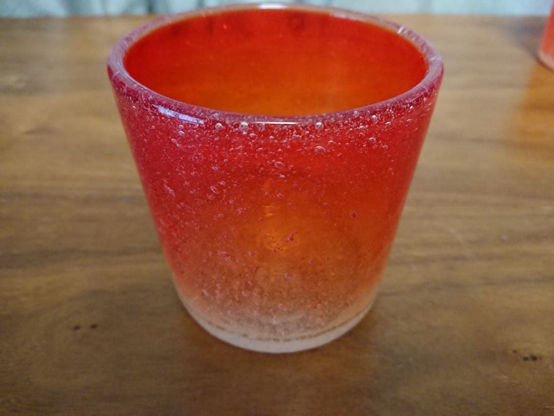 ✨新品未使用✨硝子工芸品 琉球ビードロ硝子 ペアグラス