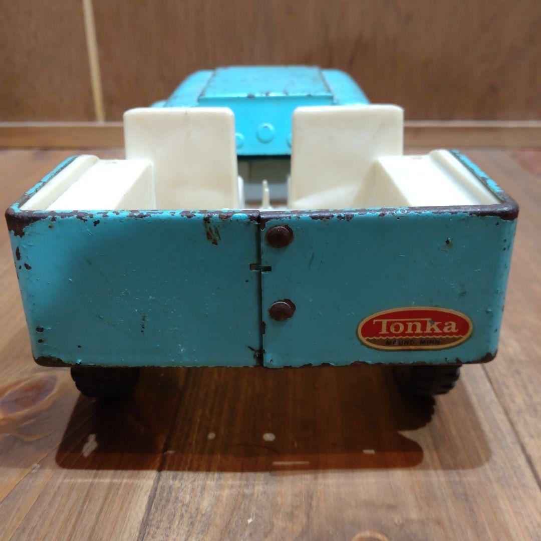 USA製 ビンテージブリキ Tonka トンカ Jeep 車 おもちゃ オールド