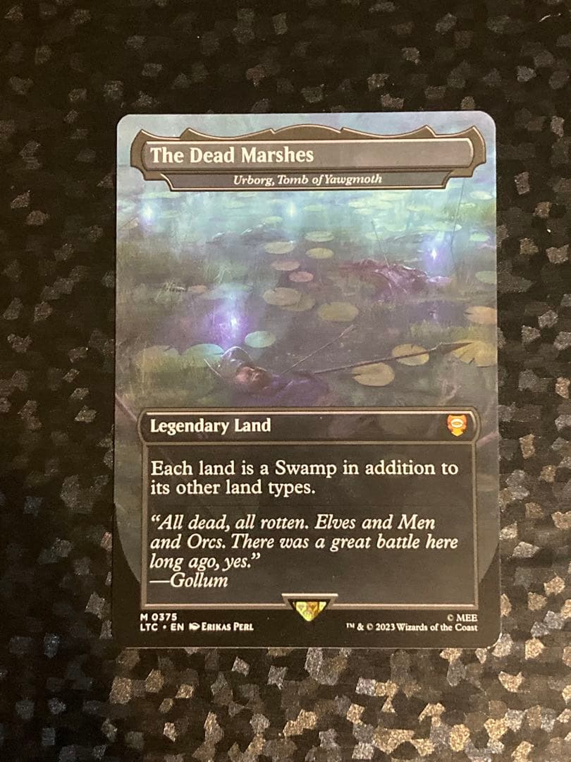 MTG 指輪物語　死者の沼地　ヨーグモスの墳墓、アーボーグ　英語版　ノンfoil