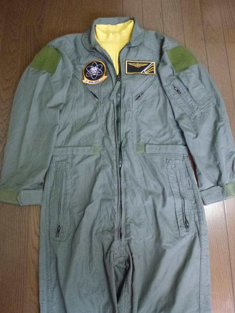 米軍実物フライトギア CWU27飛行服 航空服USN海軍海兵隊USMCパイロット