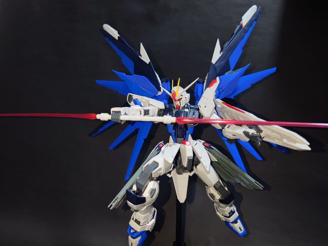 mgフリーダムガンダムver.2.0+拡張エフェクトセット パチ組み ジャンク