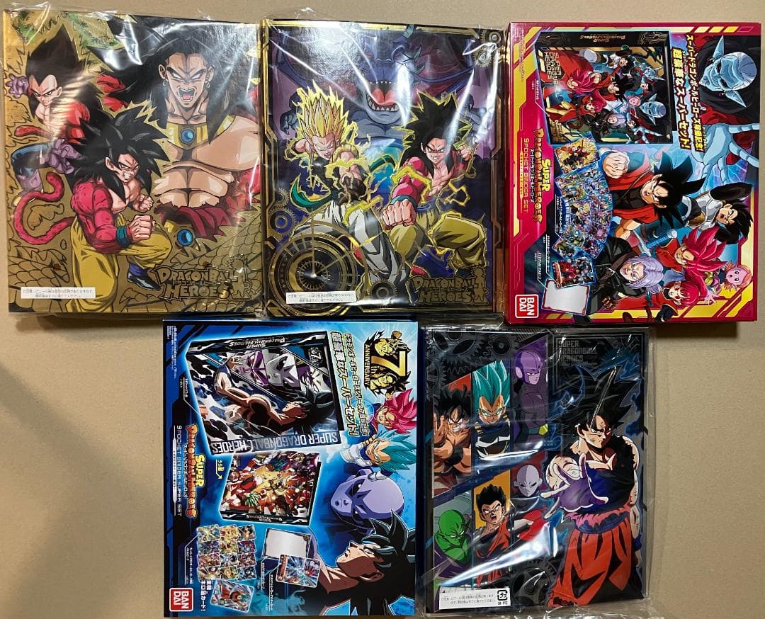 JM2弾 スーパードラゴンボールヒーローズ　未使用 &未開封　公式バインダー5冊