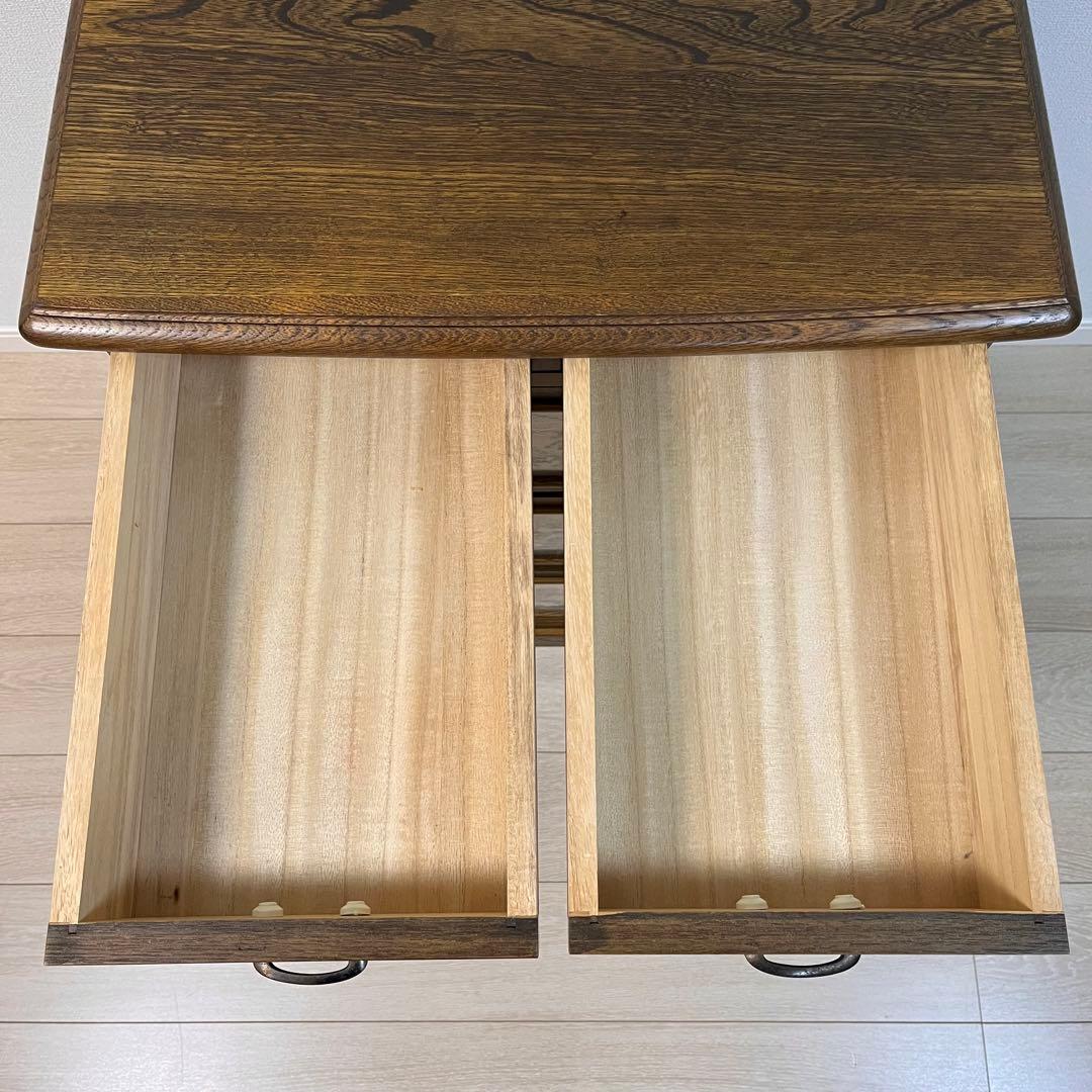 (こ50)戸塚刺繍 風景画 木製多段チェスト 洋箪笥