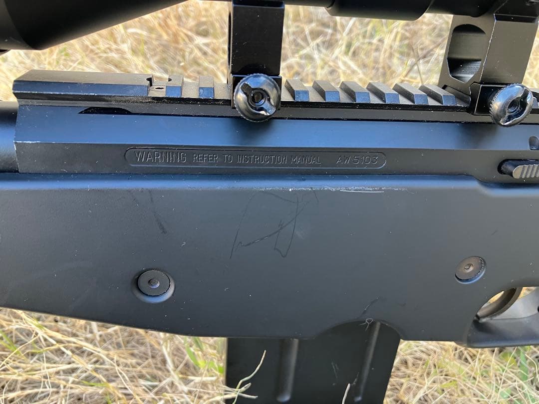 東京マルイ製　エアコッキングライフル　L96AWS BLACK 中古フルセット