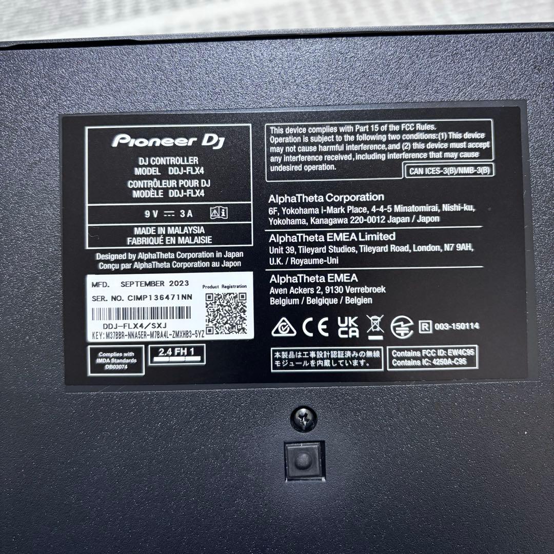 【未使用】Pioneer DDJ-FLX4 DJコントローラー&ヘッドホンセット