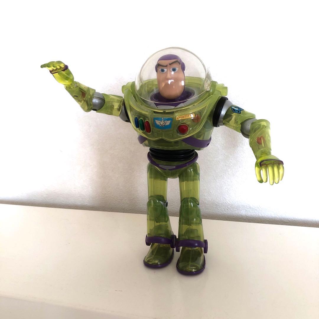 バズ・ライトイヤー フィギュア クリアーグリーンバージョン約23cm