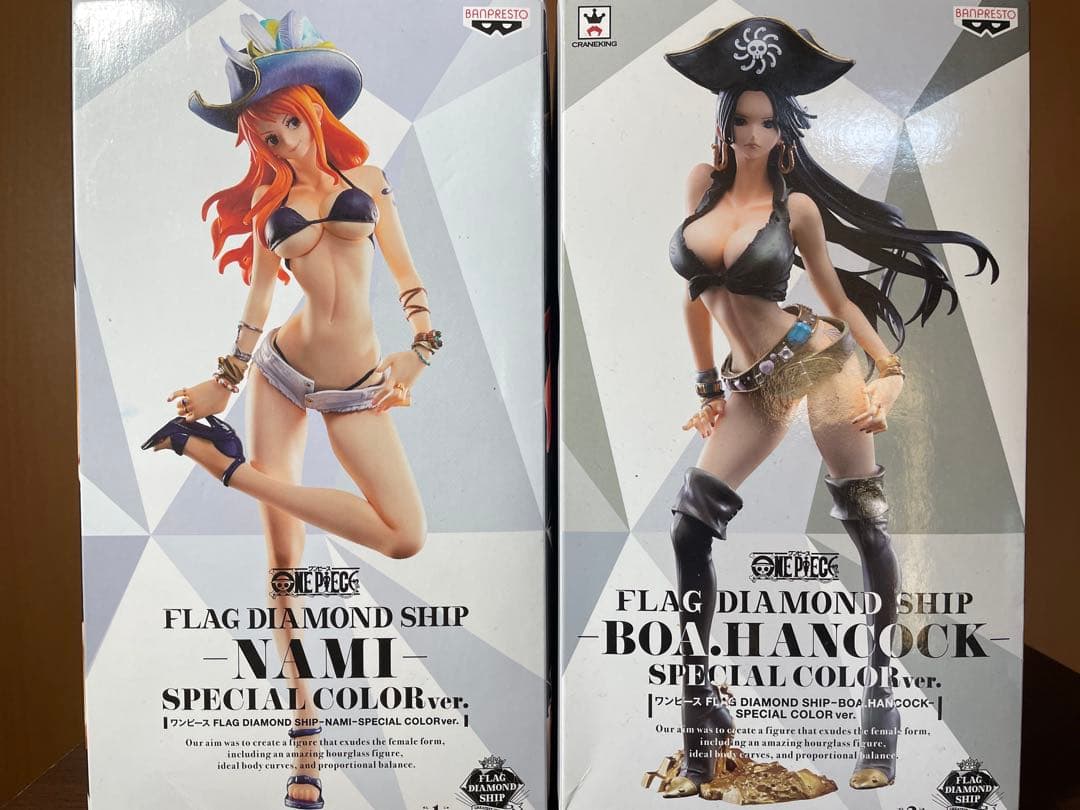 FLAG DIAMOND SHIP　ハンコック　ナミ　スペシャルカラーセット