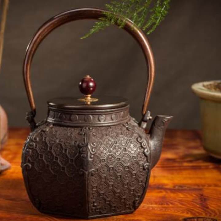 鉄器 急須 伝統工芸 手作り 鉄分補給 鉄瓶　YZS-020