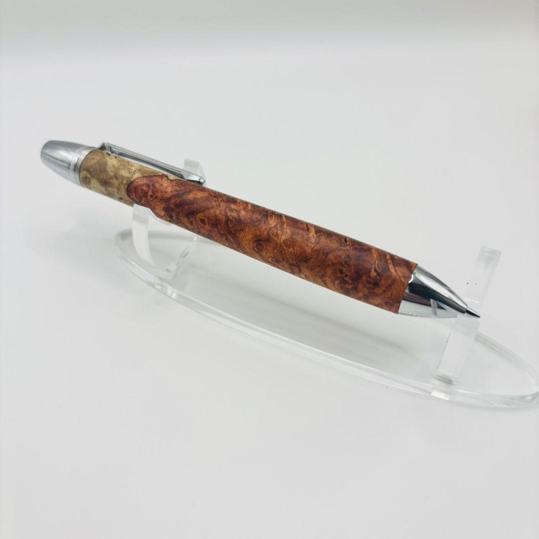 工房楔 トレチェーレ 花梨 こぶ杢 ビルマ 新品未使用 0.5mm マルチペン