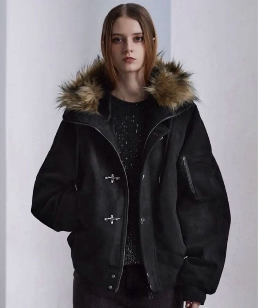 【完売品】CLEL N-2B ファイヤーマンテックフェード ジャケットS