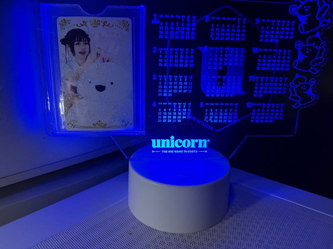 UNICON 文山雪華選手ライブカード　LEDアクリルスタンド カレンダー付き