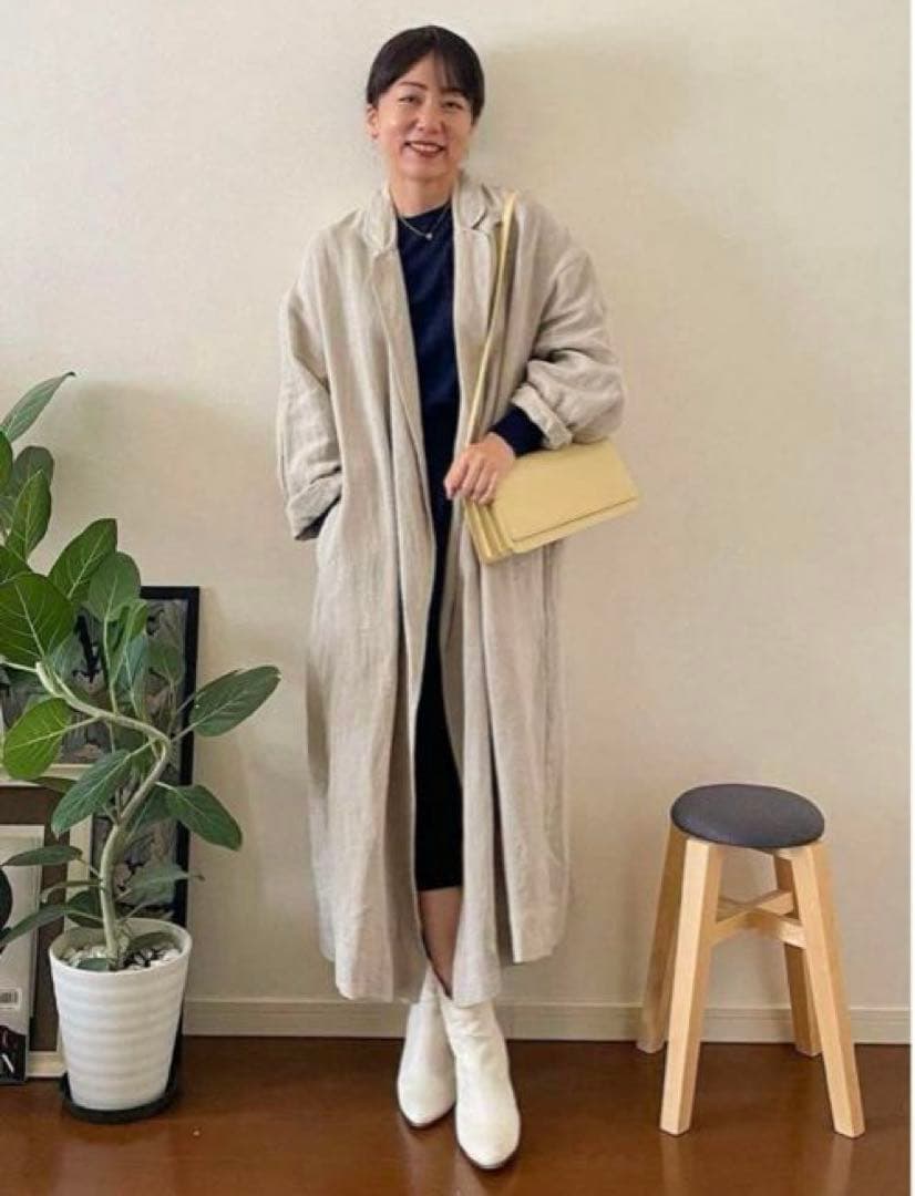 ジャケット・アウター HELIOPOLE NEW DUNGAREES LINEN OVER COAT