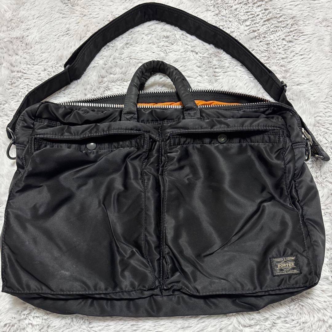 PORTER タンカー2wayビジネスバッグ ブラック 中型