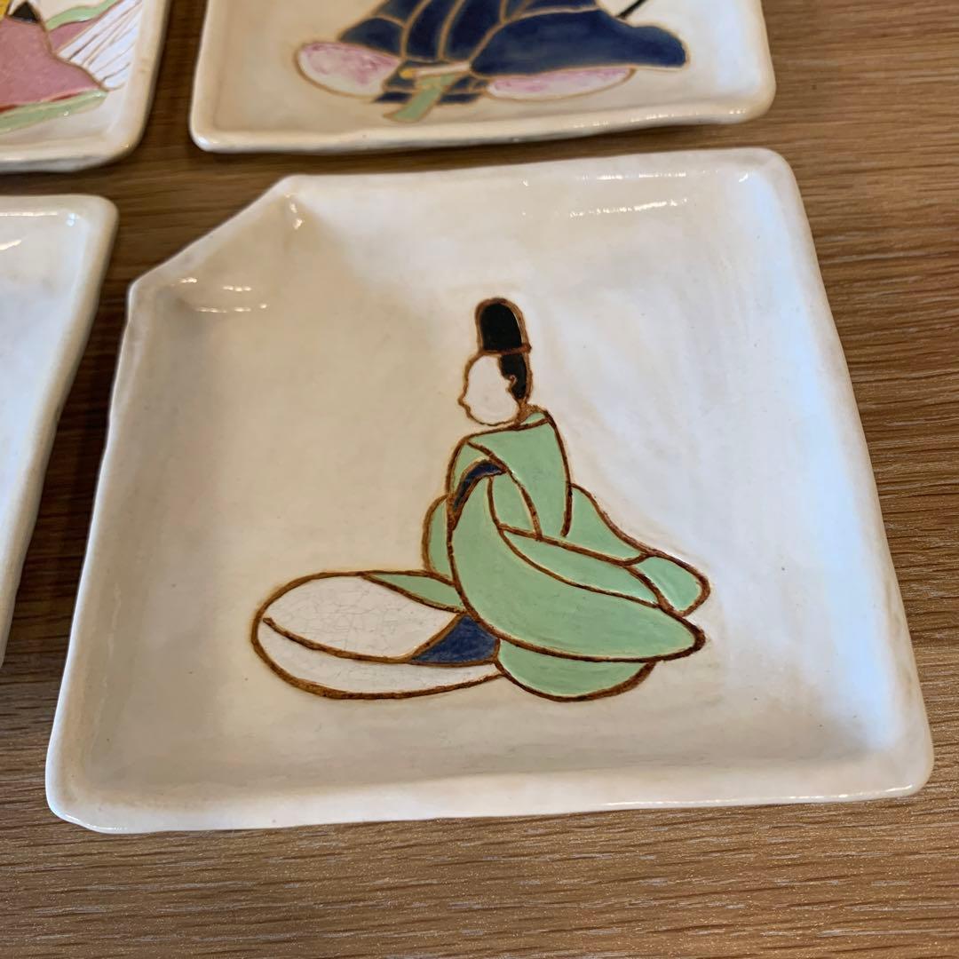 水月焼 皿 6客 好川恒方 大珍品 48