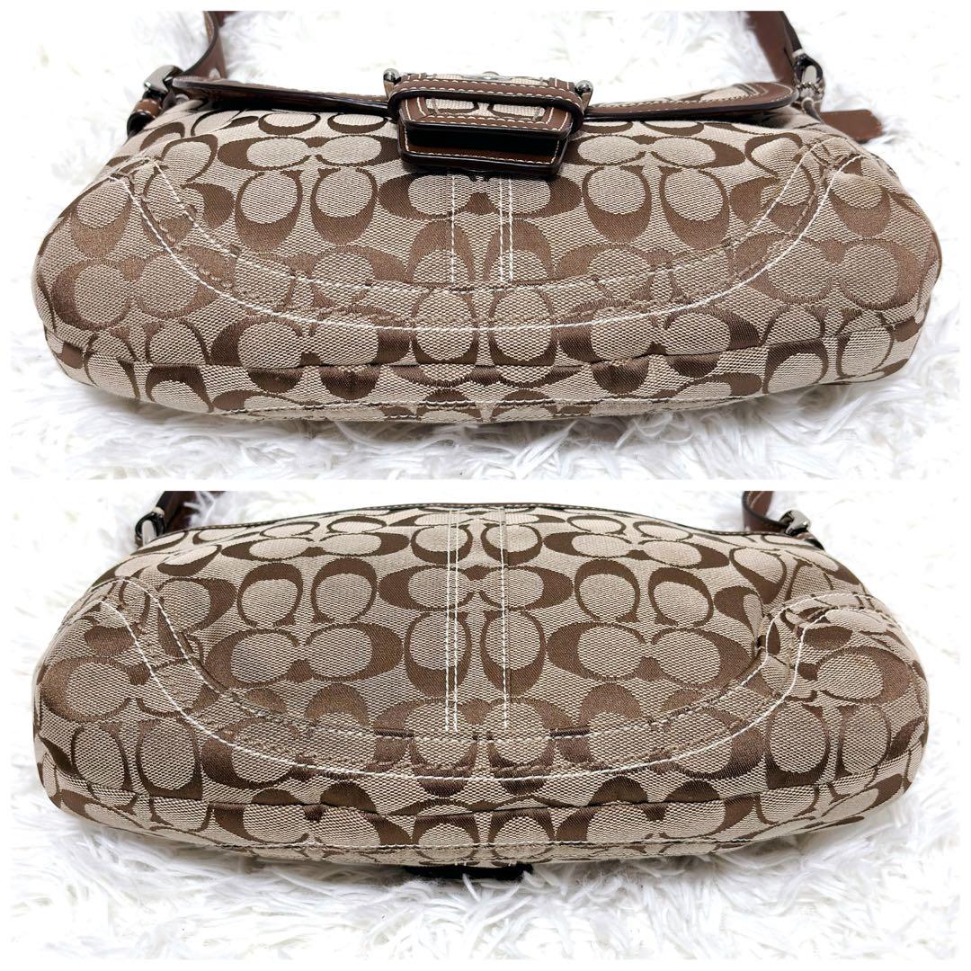 COACH コーチ ソーホー ワンショルダーバッグ レザー キャンバス ブラウン