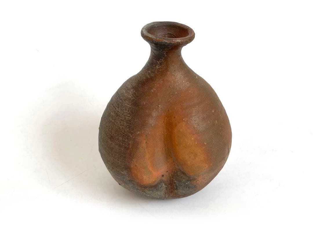 陶芸家　作家物　金重有邦　伊部　徳利　備前　備前焼　酒器　黒田陶苑　金重素山