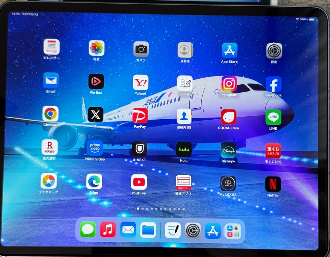 超美品iPad Air (M2) 256GB 13インチ Cellularモデル