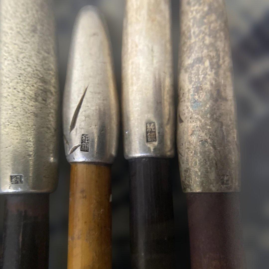 純銀　煙管　キセル　まとめて25本