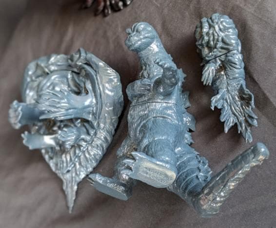 ヘドラセット「ゴジラ対ヘドラ」（Ｙ・ＭＳＦ）ソフビフィギュア４体セット