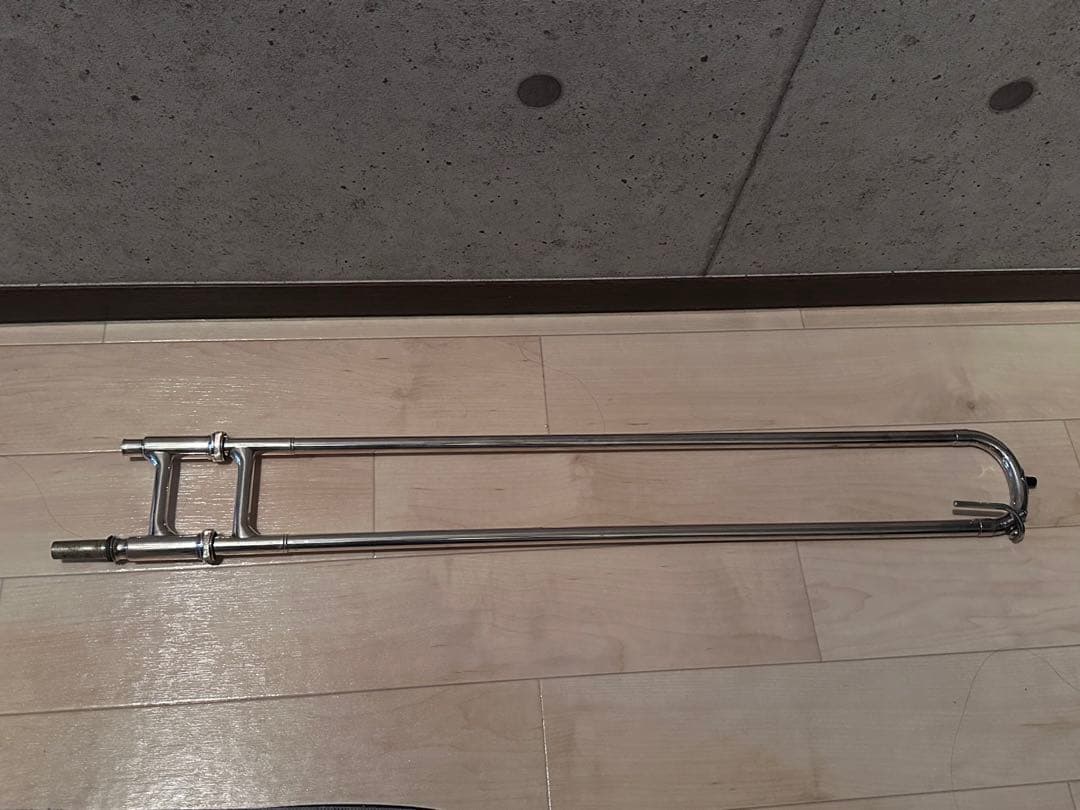 B&H テナートロンボーン　シルバー　C.C.シャイニーケース　青　セット