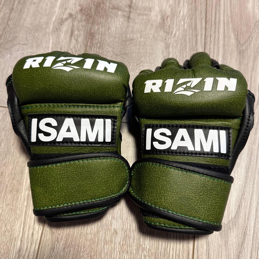 ISAMI RIZIN オープンフィンガーグローブ