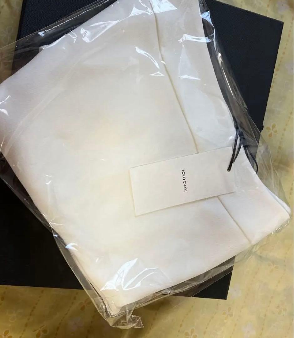 ヨーコチャン YOKO CHAN アシンメトリックペプラムスカート　ホワイト