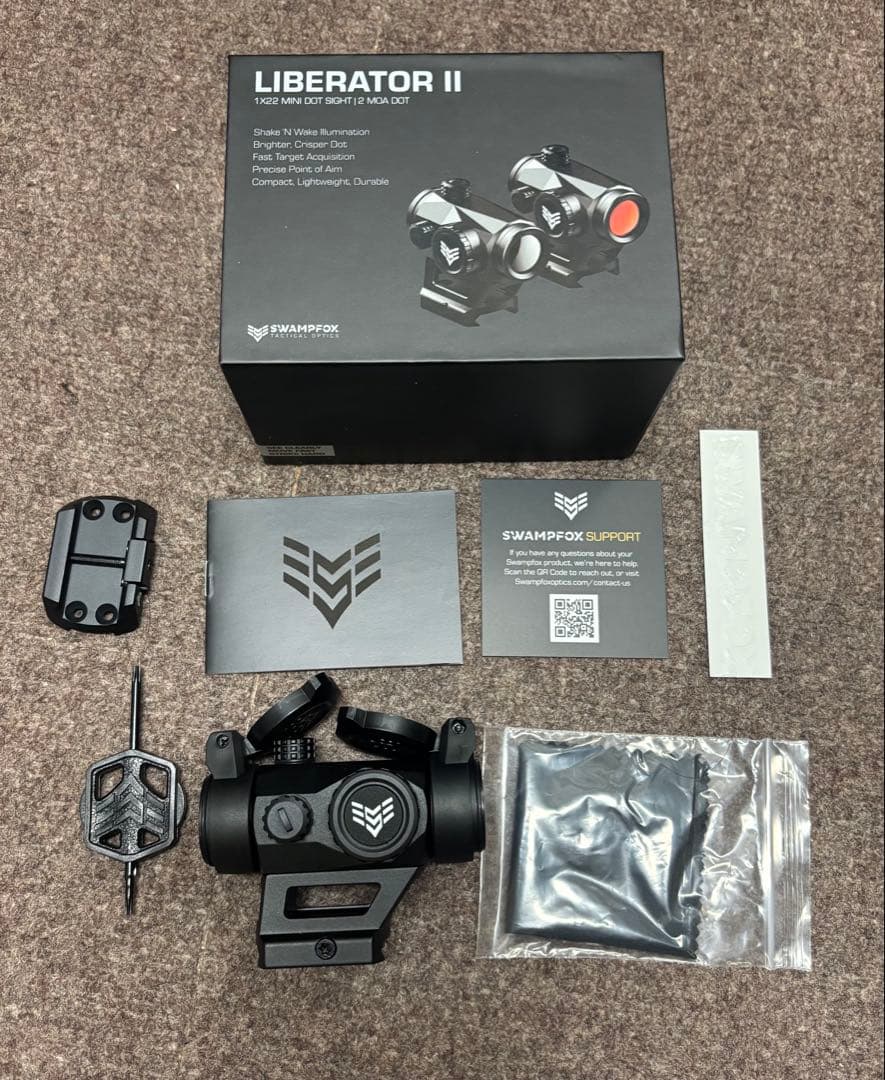 実物Swampfox Liberator II Mini ドットサイト スコープ