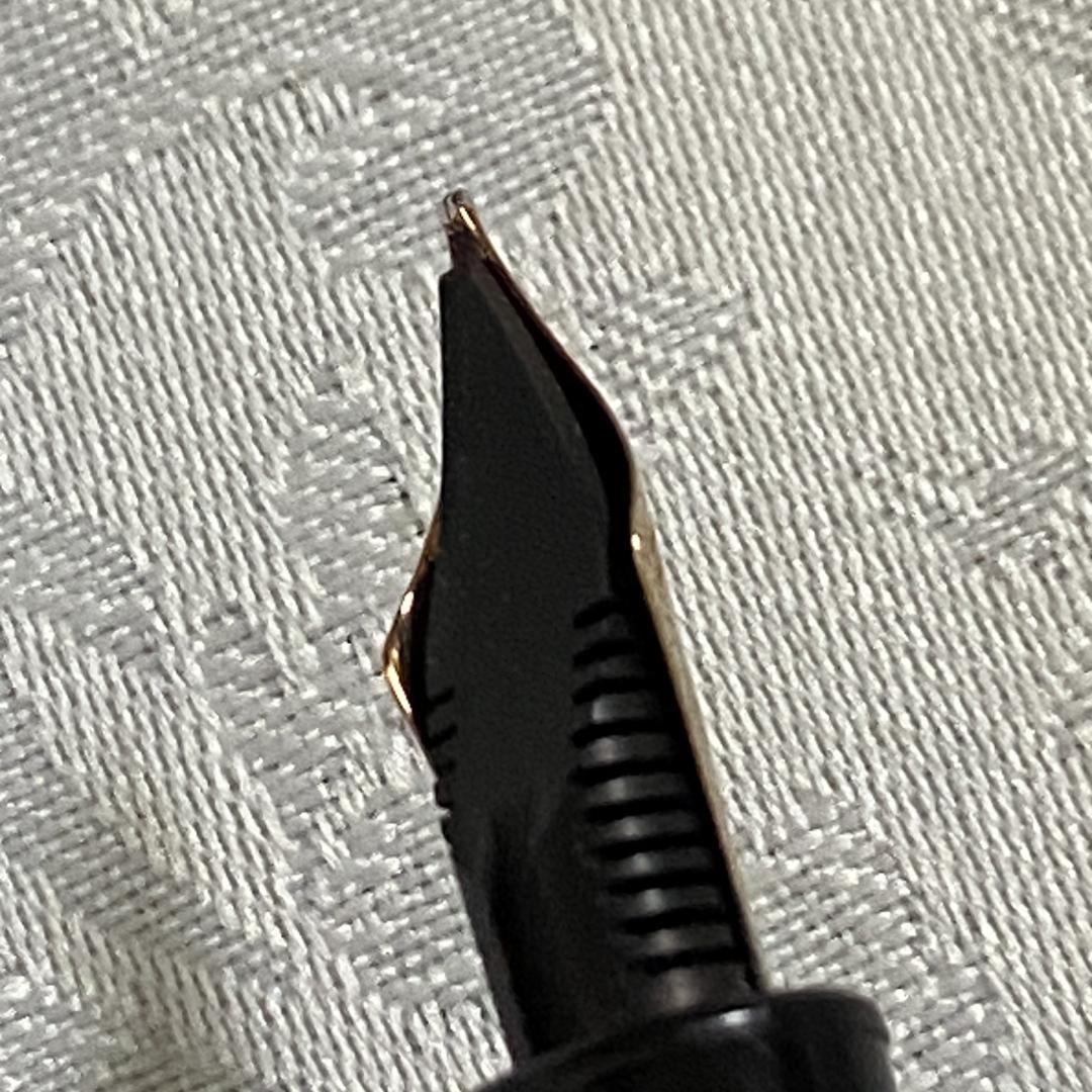 万年筆 PLATINUM #3776 ギャザード 初期 14K 太字