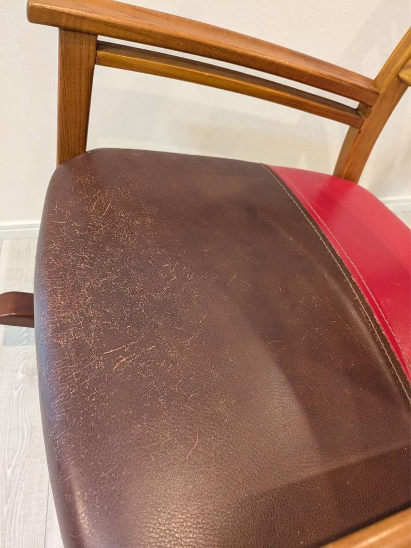 人気のロッキングチェア[BC工房]アームチェア手作り木製椅子USED品