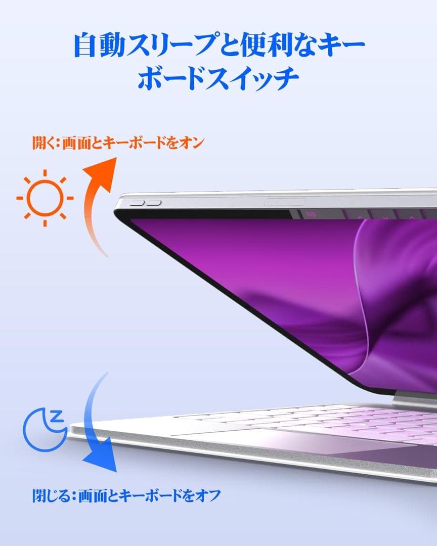 BETTDOW マジックキーボード iPad Air7 Air6(M2)