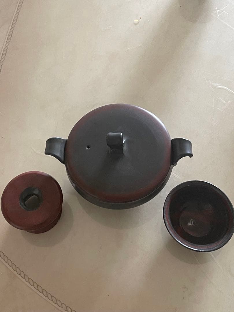 香合　香台　ぐい呑　3点