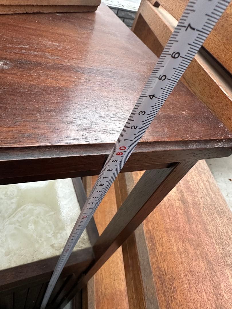 オールドカリモク 電話台 インテリア 昭和レトロ アンティーク　引き取り限定