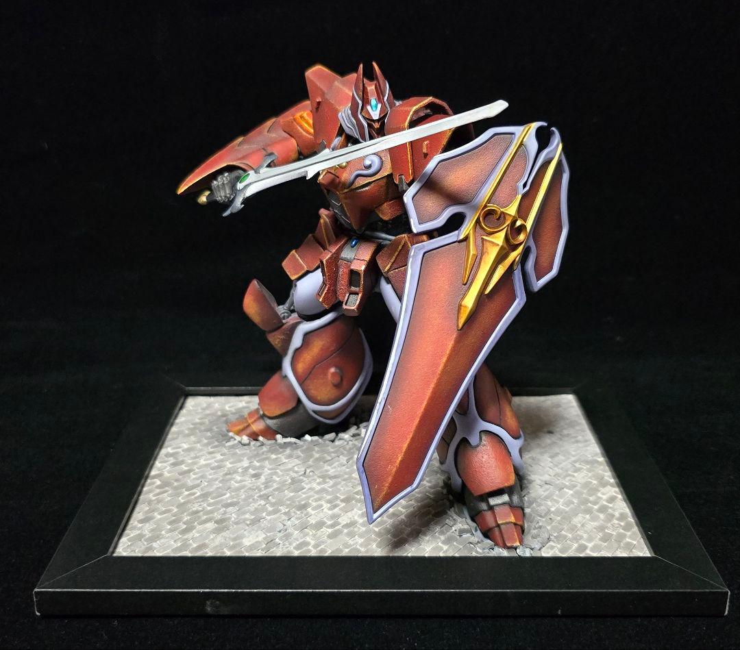 機甲界ガリアンPLAMAX鉄巨神　完成品ベース付き