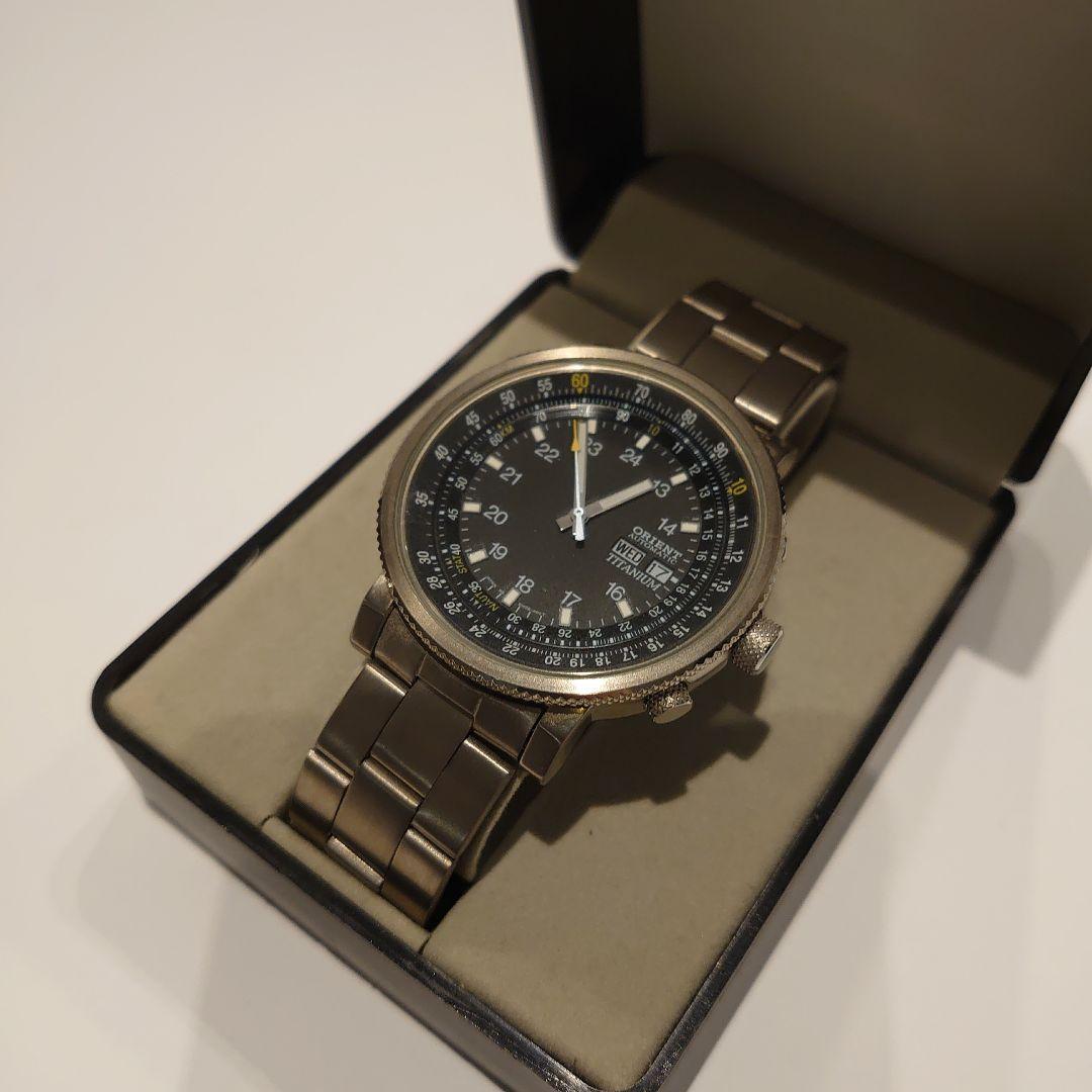 ORIENT Titanium 腕時計 ブラック