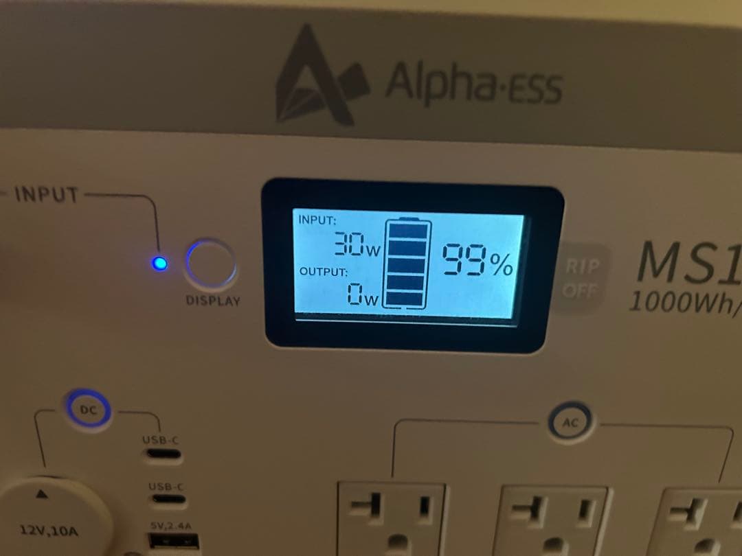 AlphaESS ポータブル電源 MINI SMILE MS1000 入手困難品