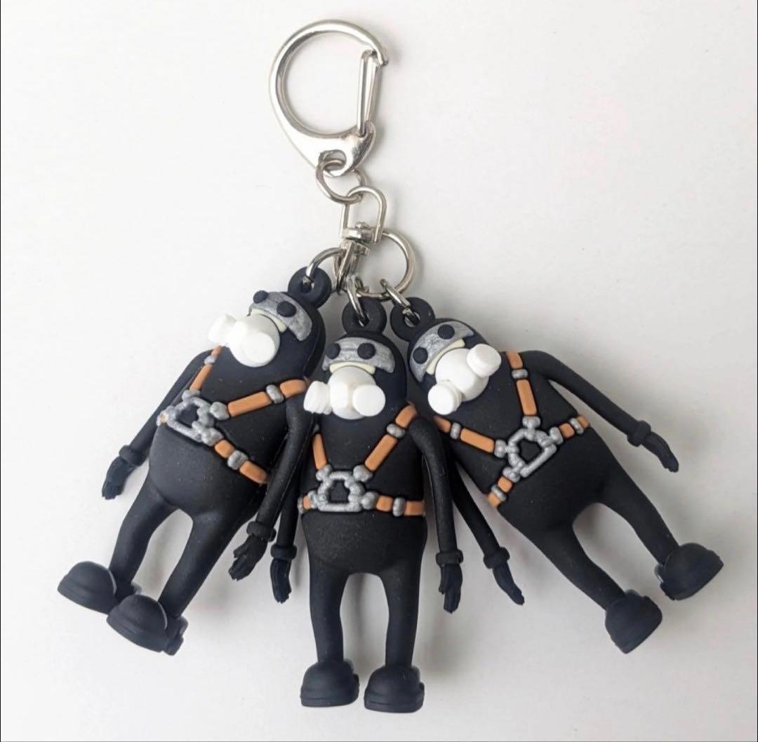 初期、再販セットJUNK HEAD 3バカちゃんラバーキーホルダー 未使品