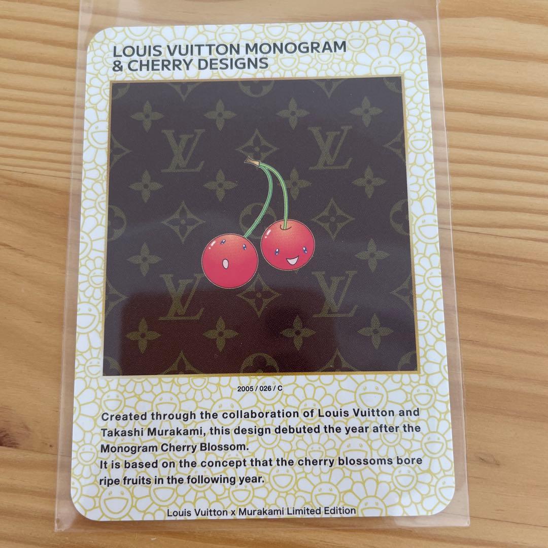ルイ・ヴィトン x 村上隆 コレクティブルカード　さくらんぼ