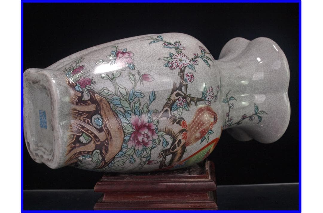 中国清時代の花瓶　置物激安骨董品 古美術 DE1041B21-6