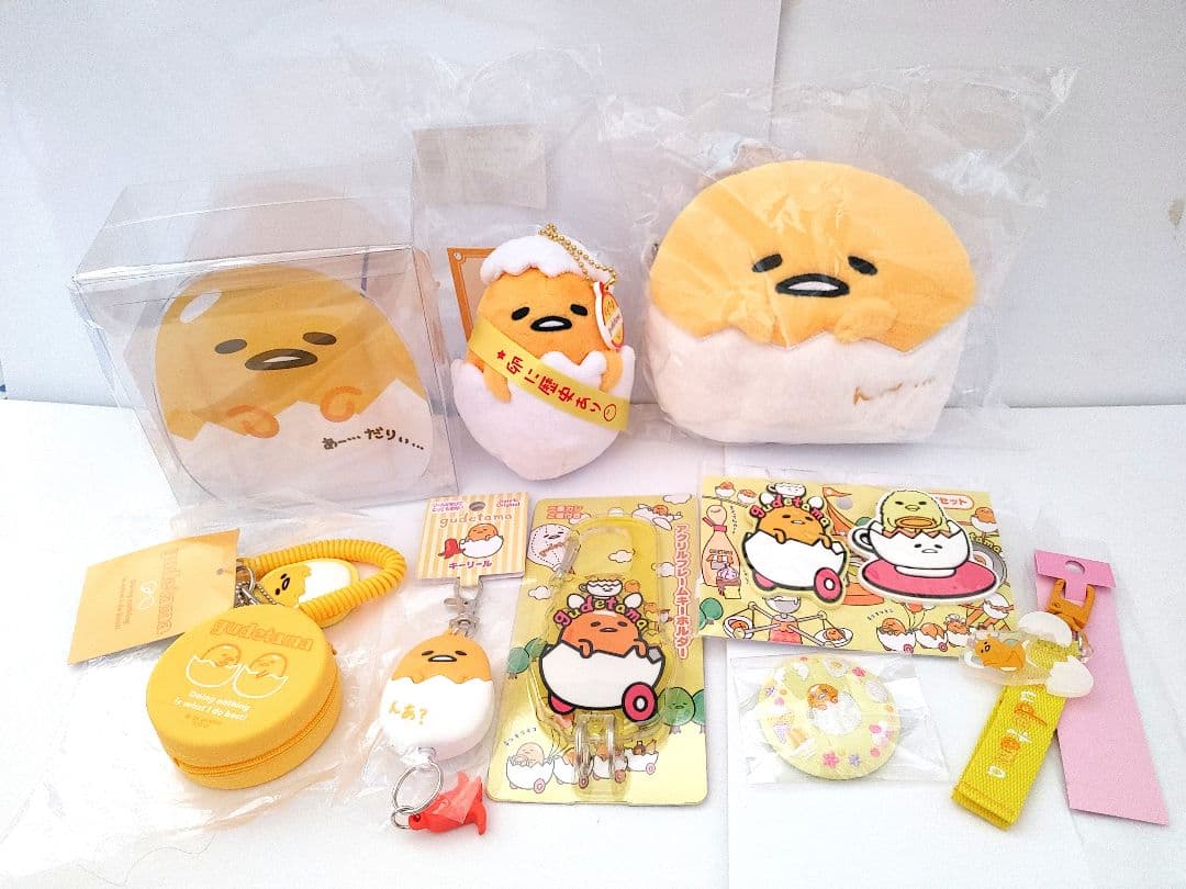 ぐでたま キャラクター大賞 10周年記念 たまスタ 窓付きポーチ等★未使用★