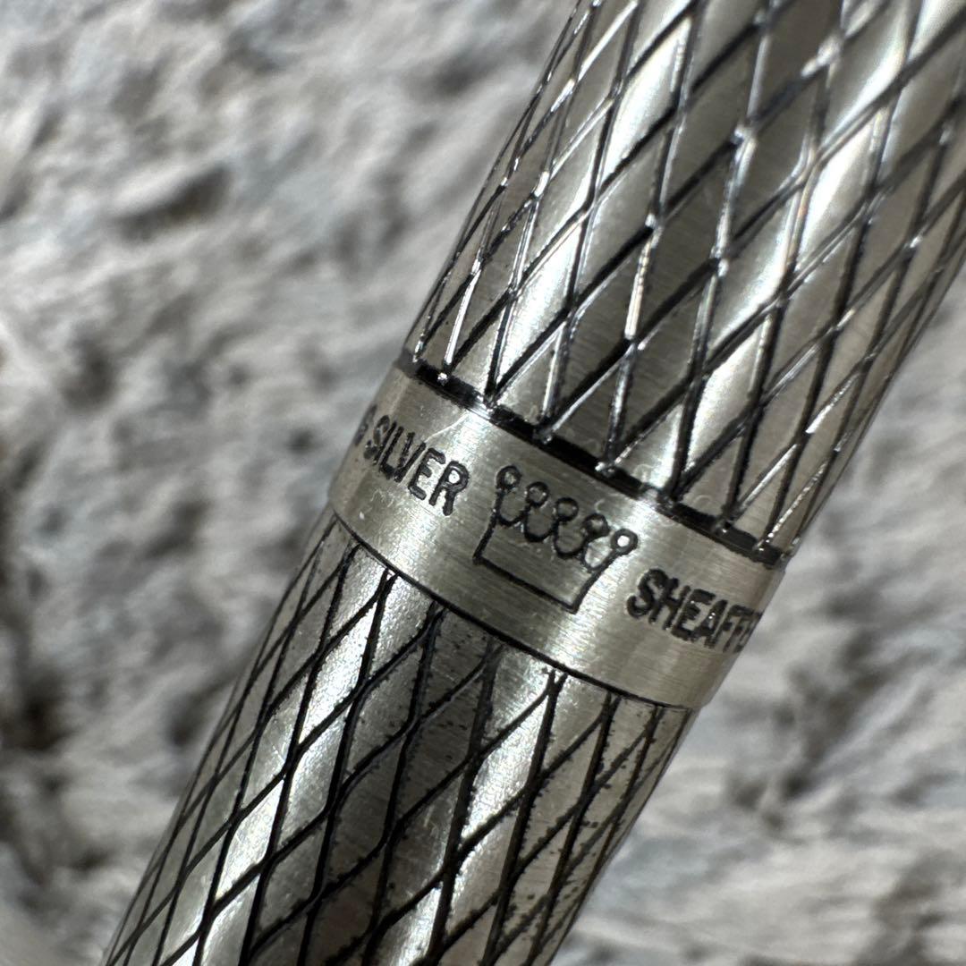 SHEAFFER シェーファー 14K 万年筆 STERLING SILVER